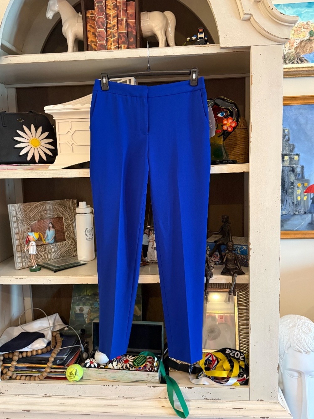 Preston & york classic blue corey crepe pants sz 6 - Picture 3 of 6